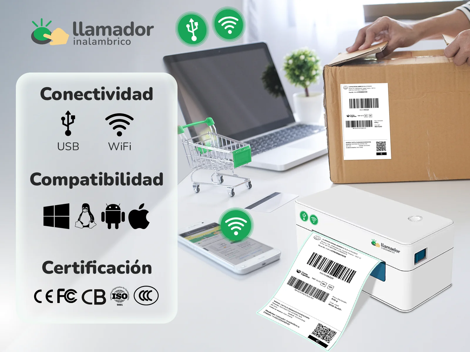 Impresora de Etiquetas E-Commerce / Envíos MercadoLibre